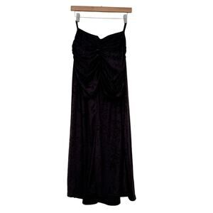 VTG velvet ruched skirt
